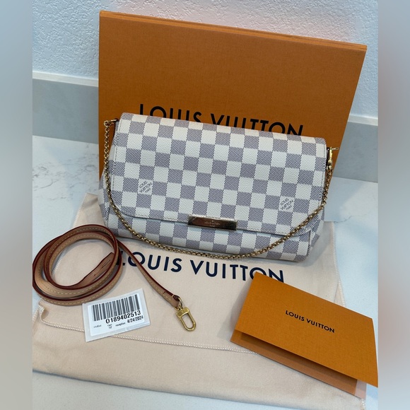 Louis Vuitton Damier Azur Favorite MM - Picture 1 of 15
